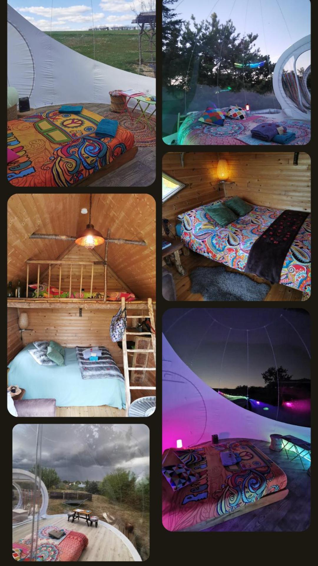 Bed and Breakfast La Bulle Des Champs Champmotteux Exterior foto